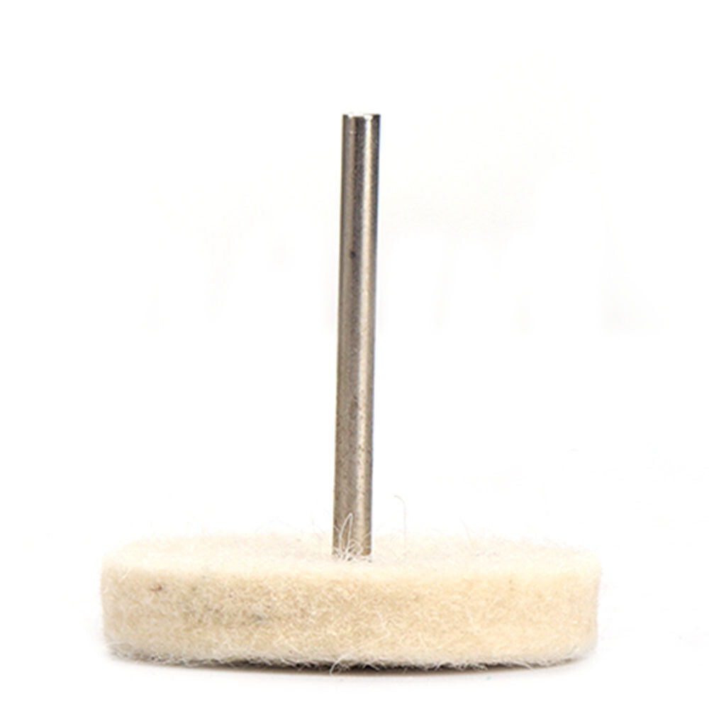 10pcs 38mm Felt Wool Polishing Buffing Wheel Buffer Pad Grinder for Rotary Tool