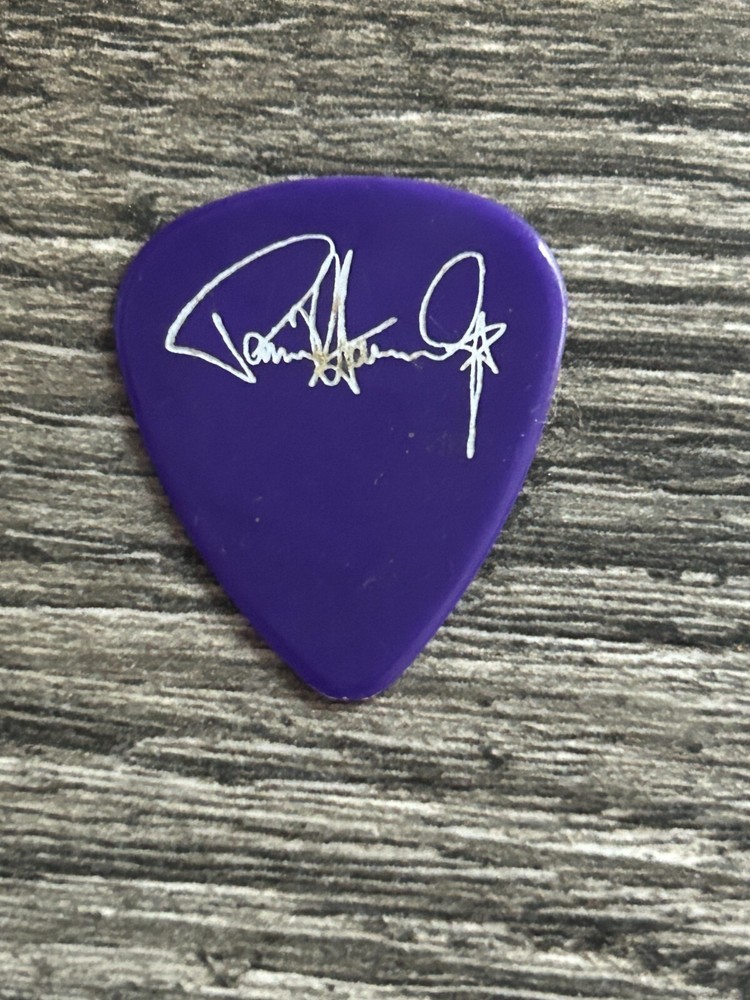 KISS Guitar Pick PAUL STANLEY Farewell Tour Prototype Purple White Vintage Kiss