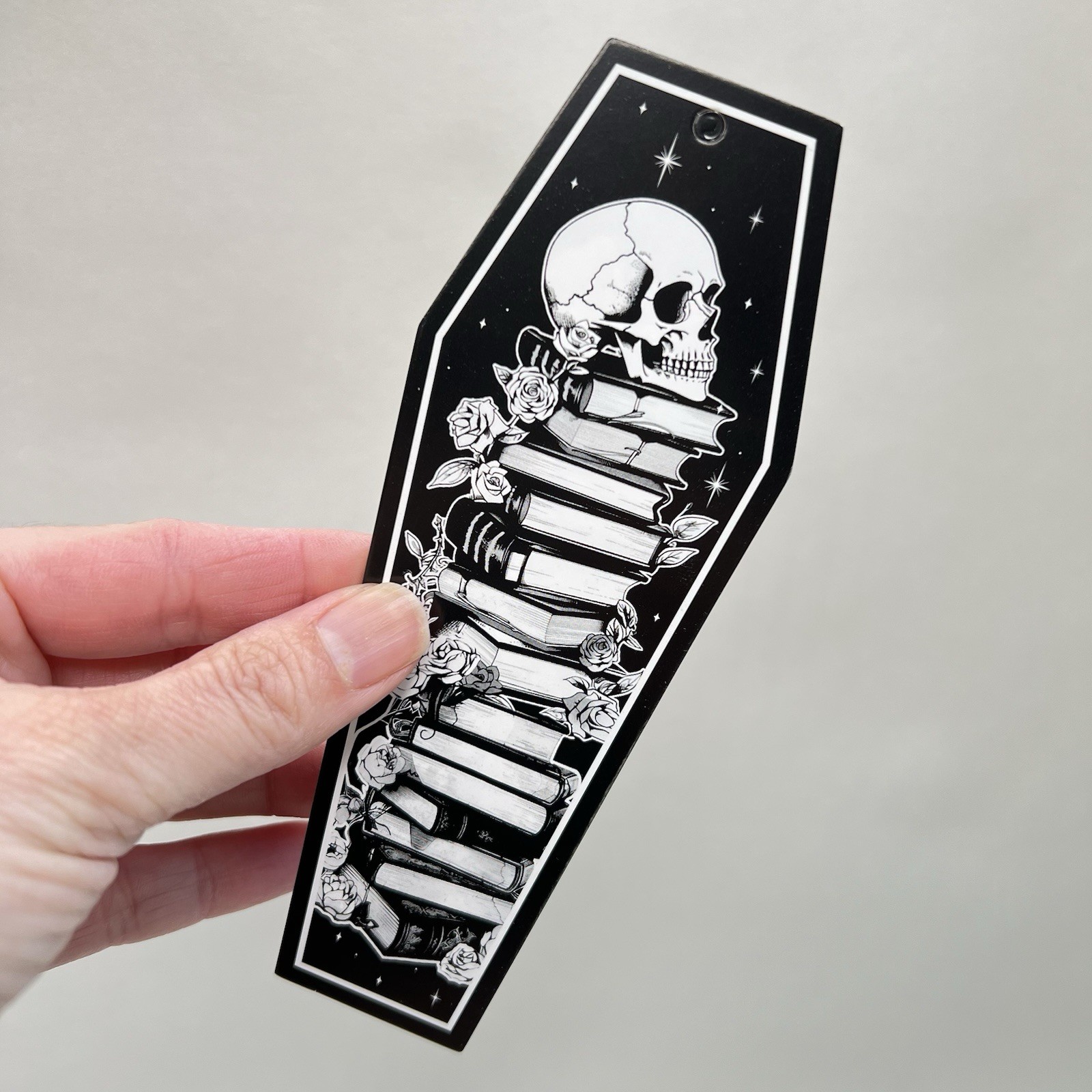 Skeleton Coffin Bookmarks Halloween Gothic