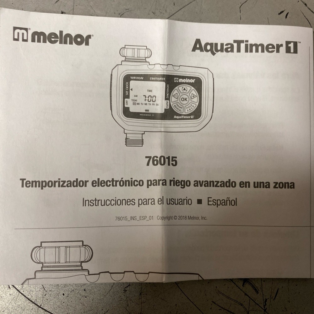 Melnor, Automatic Water Timer W/LCD Screen, Part #1006621047 AquaTimer