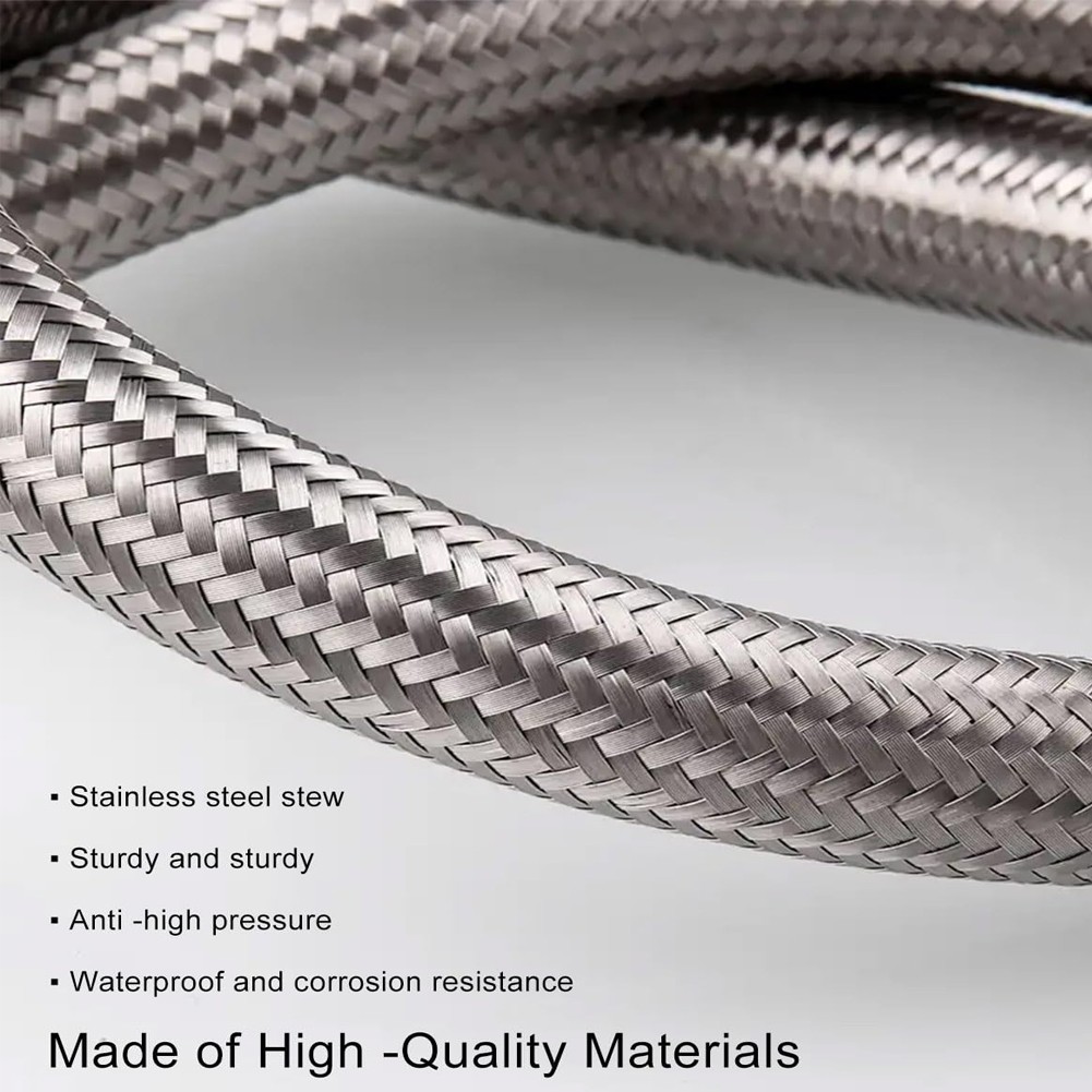 Extended Front Brake Lines 5-7.5in For 07-19 Suburban 1500 Tahoe GMC Yukon