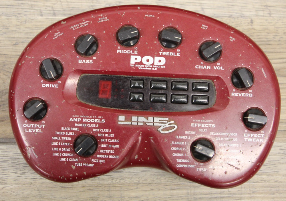 Line 6 POD 2.0 Multi-Effects Guitar Effect Pedal