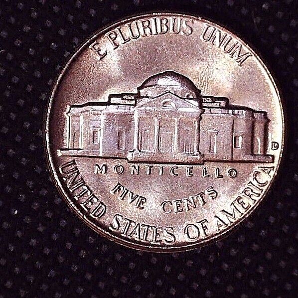 1957-D Jefferson Nickel Uncirculated Partial Steps 5(C) #480