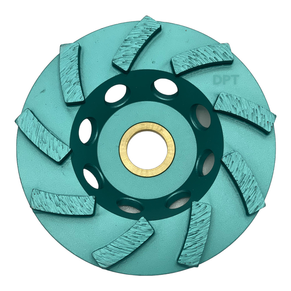 3 Pack 4" Diamond Segment Grinding Cup Wheel Disc For Concrete Stone Grinders