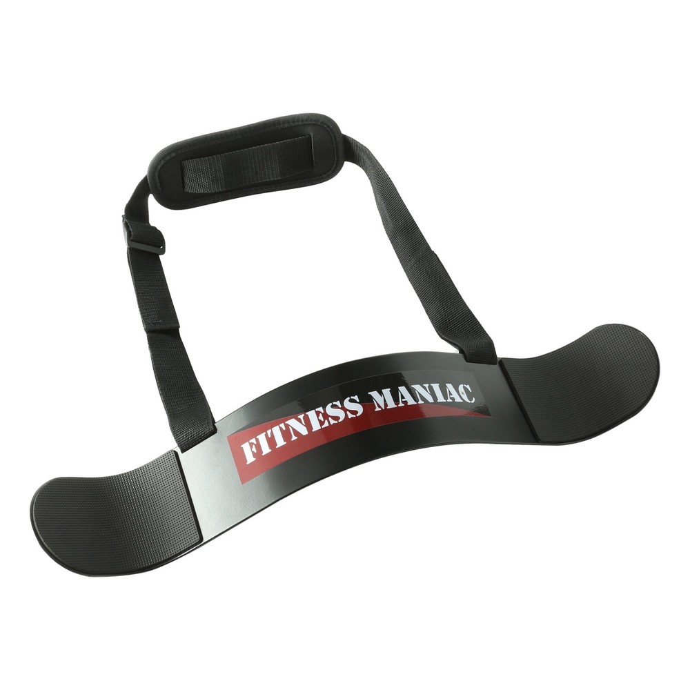 Bicep Arm Blaster Thick Support Bicep Curl Isolator Padded Edge Adjustable Black