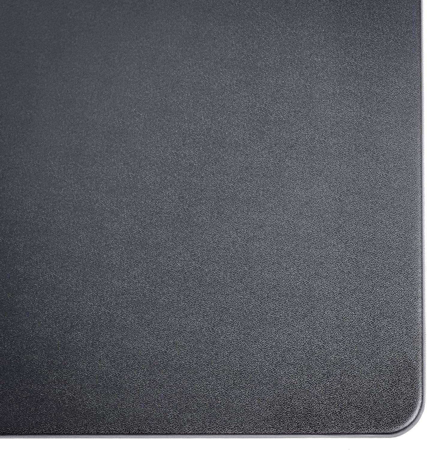 Black Leatherette 30" X 12.5" Keyboard/Mouse Desk Mat