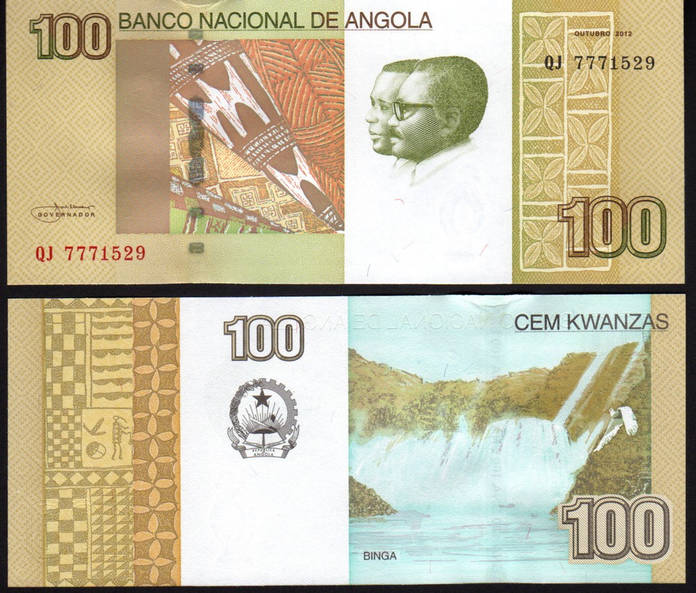 Angola 100 Kwanzas 2012 P153 Mint Unc
