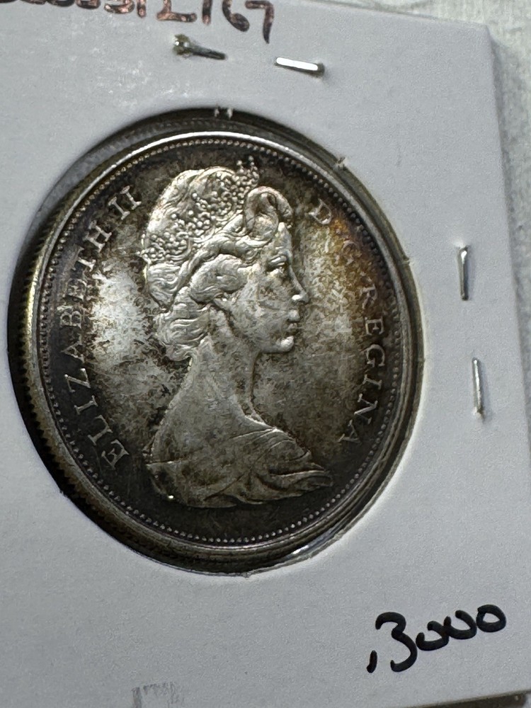 1967 Canada 50 Cents Howling Wolf