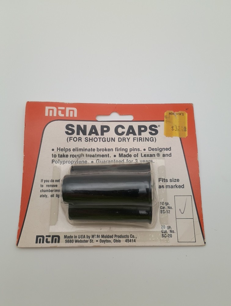 MTM 12 gauge snap caps NOS