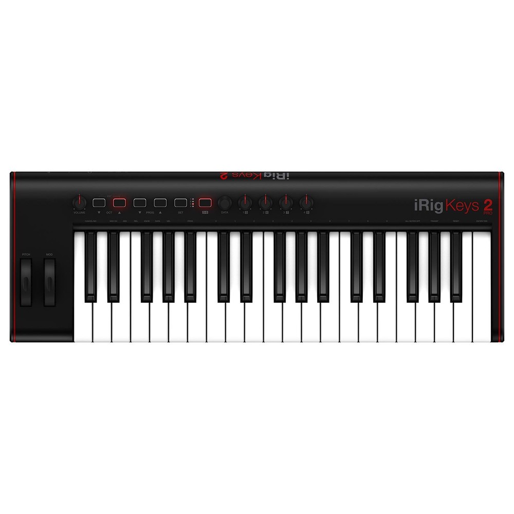 IK Multimedia iRig Keys 2 Pro Full-Sized 37-Key MIDI Keyboard Controller