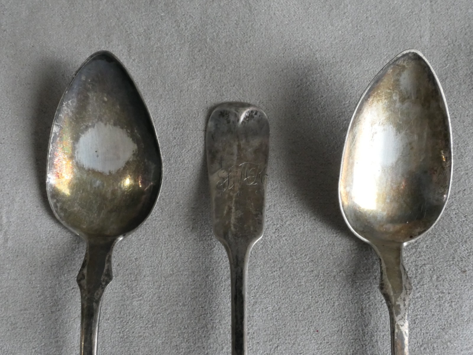 Lot of 6 American Coin Silver Spoons RM WILSON Philadelphia, PA : 72.5g