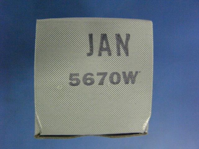 (1) Electron Tube GE JAN 5670w Twin Triode Vacuum tubes. NOS