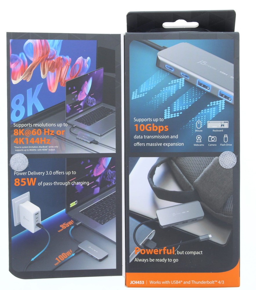 J5 Create USB4 8K60 Slim Hub