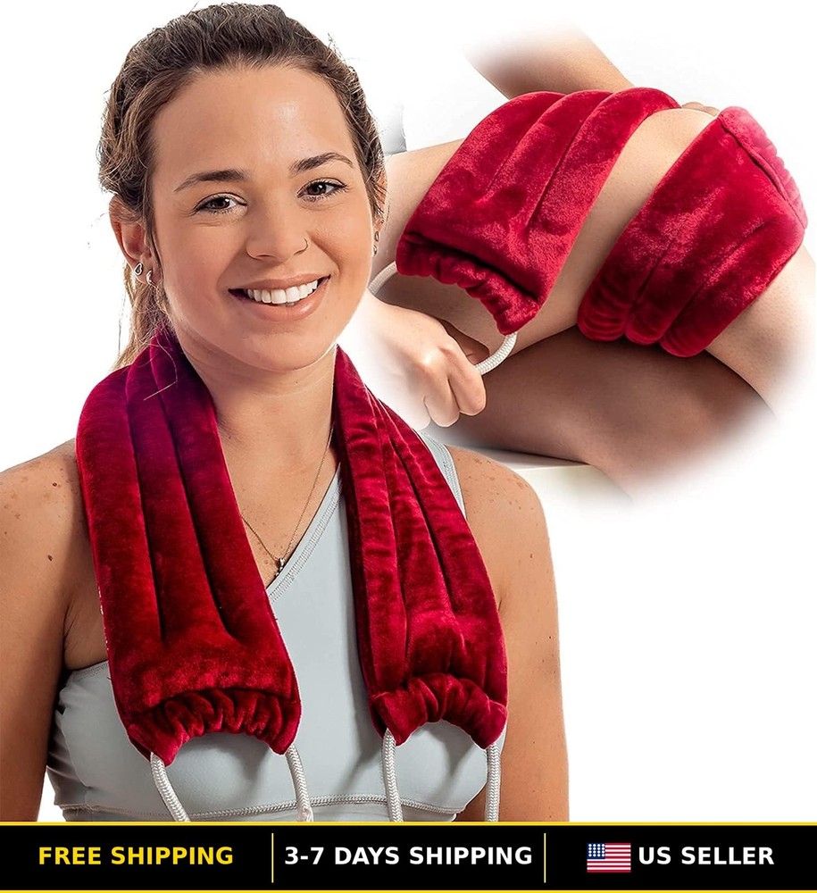 Microwavable Neck Heat Pack for Pain Relief & Relaxation | Reusable Wrap