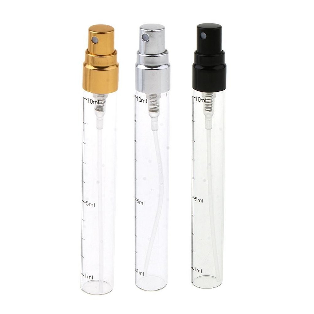 5Pcs 10ml Empty Perfume Spray Bottles Refillable Makeup