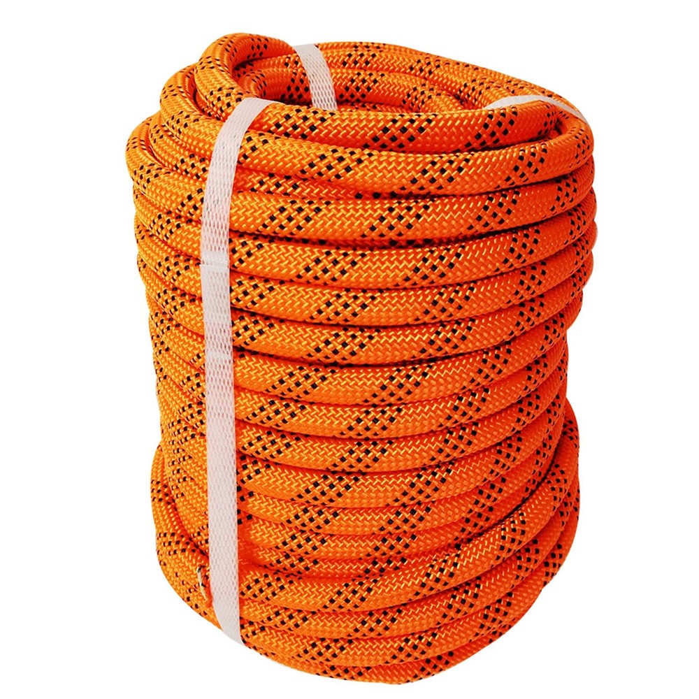 6180Lbs Breaking Strength 1/2" × 100' Bull Rope Double Braid Polyester Rope US
