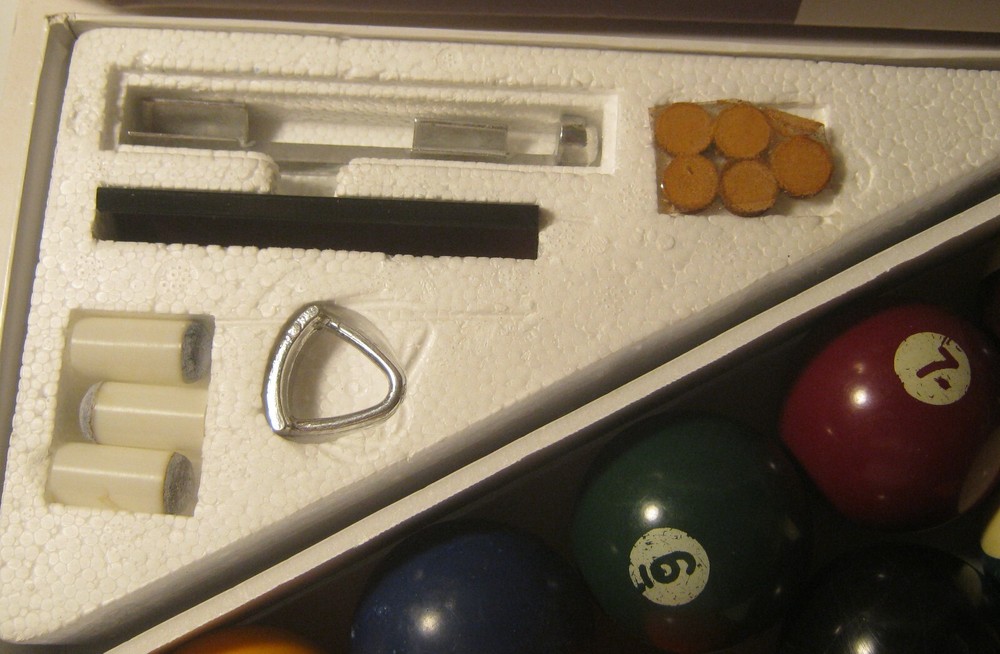 SPORTCRAFT Billiard Starter Set MOSTLY COMPLETE!!