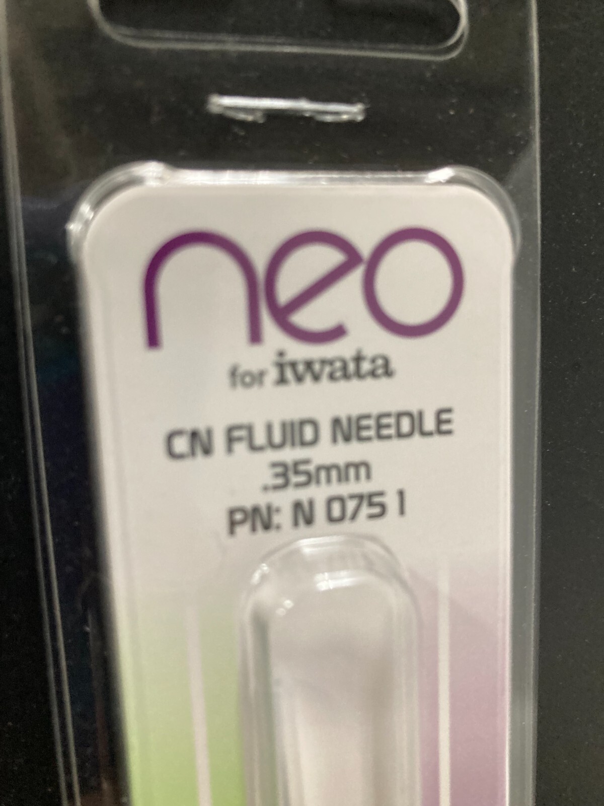 Iwata Neo Airbrush Needle, .35mm, CN Fluid Needle N0751 Silver