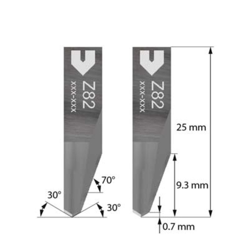 Z82 Cutting Blade ,  Oscillating Knife Cutter x 10pcs