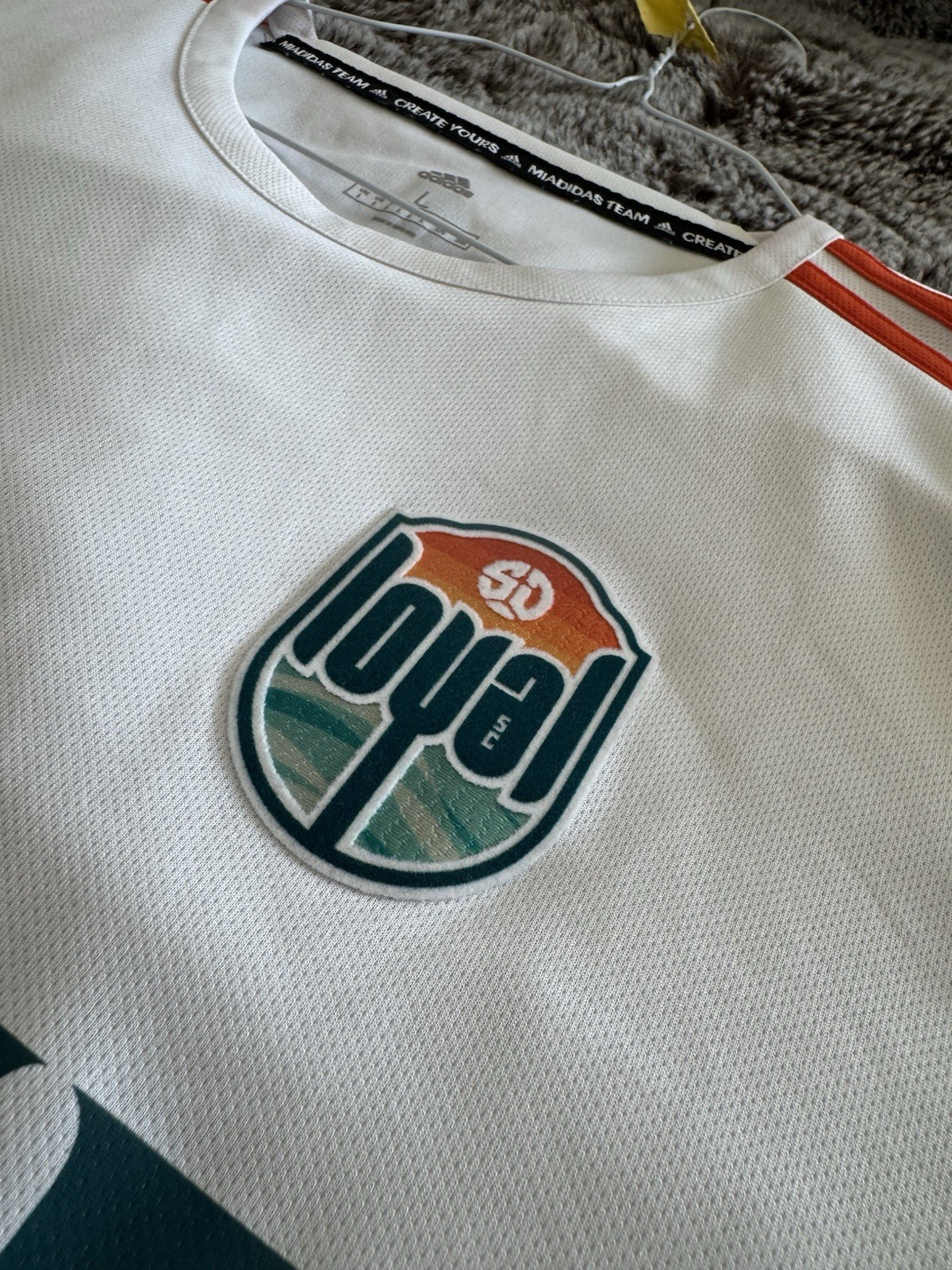 San Diego LOYAL Inaugural Year Home Adidas Jersey Official Authentic Fast Ship