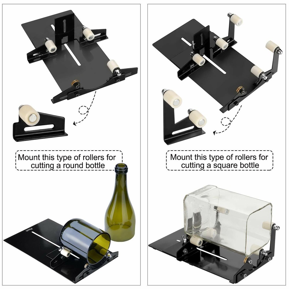 Glass Bottle Cutter Square Round Bottle Cutting Machine