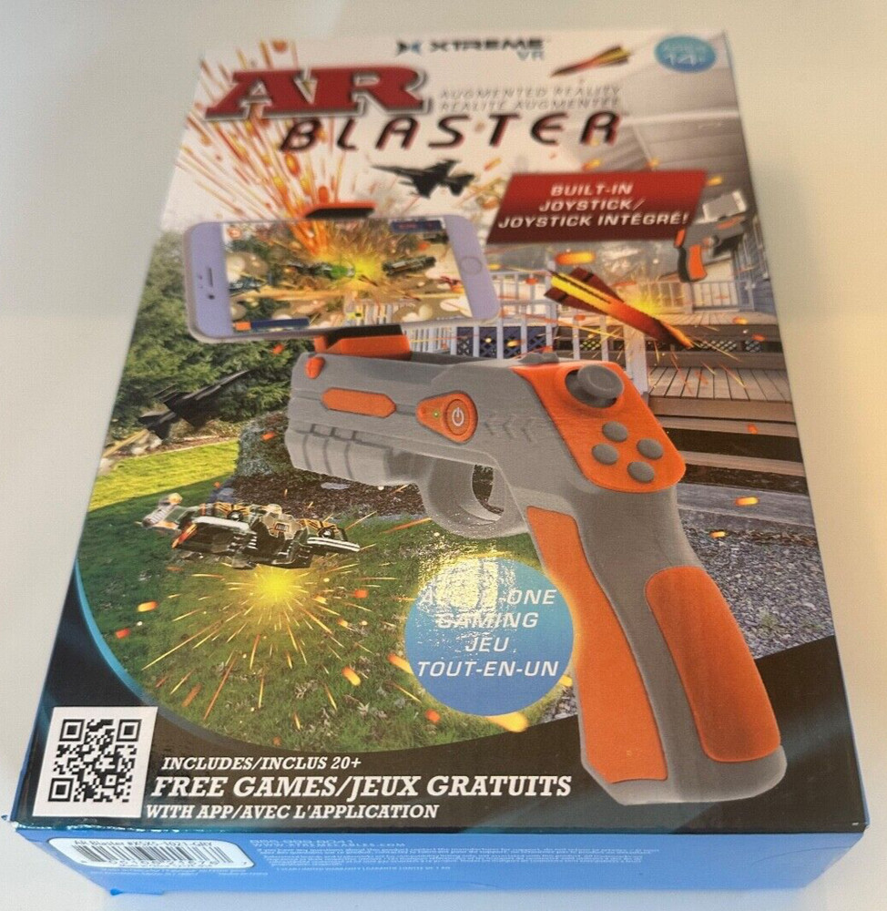 Xtreme VR Augmented Reality Blaster  w/ Built in Joystick Bluetooth Enabled NEW!
