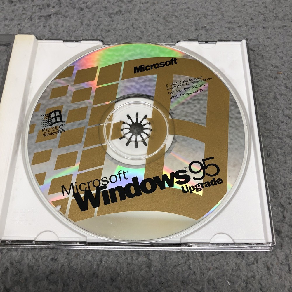 Microsoft Windows 95 Upgrade Installation CD - DISC ONLY - NO KEY