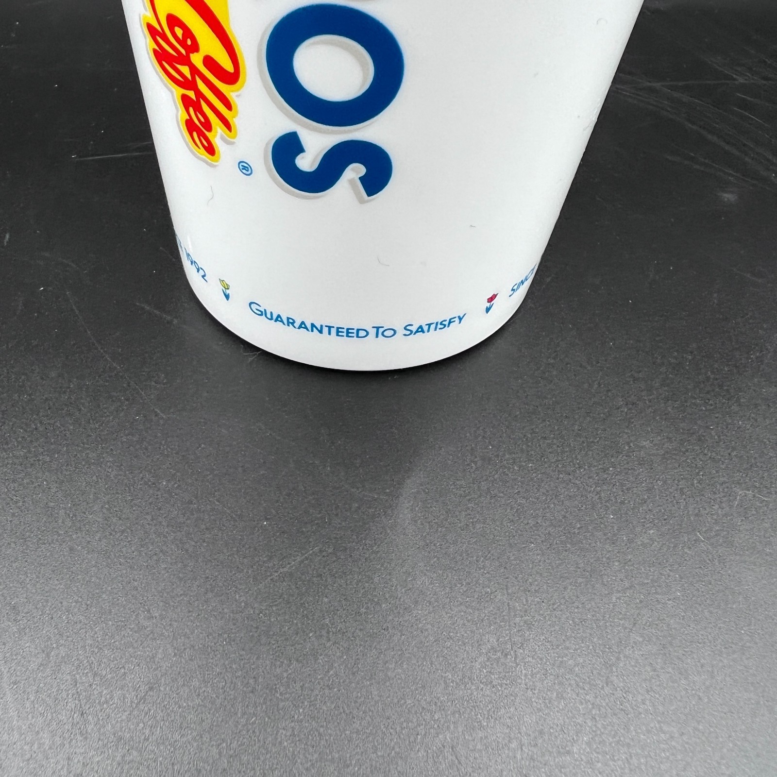 Dutch Bros Classic Design 18 Oz Tumbler Plastic Coffee Cup Blue Dutch Flow Lid