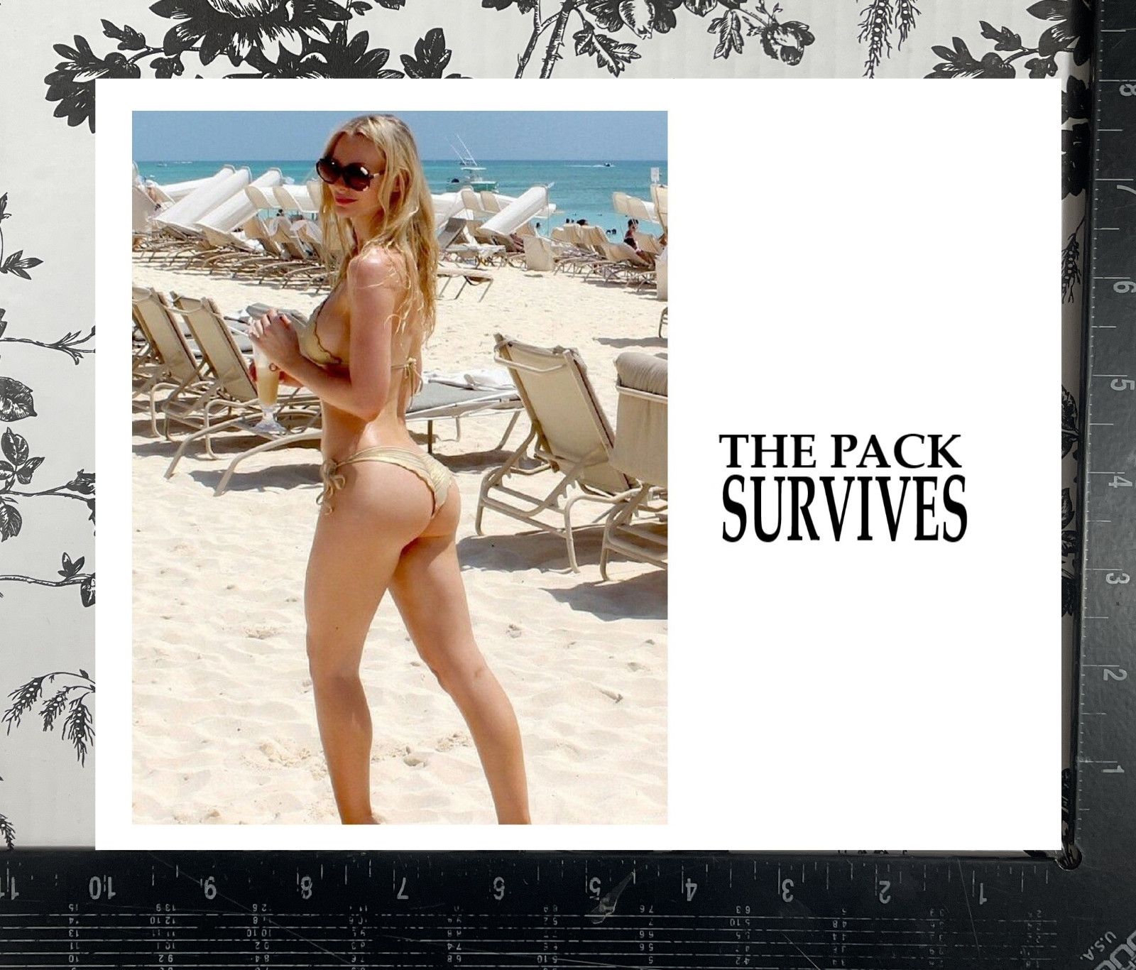 GAME OF THRONES SOPHIE TURNER THE PACK SURVIVES 8X10 QUOTE PHOTO