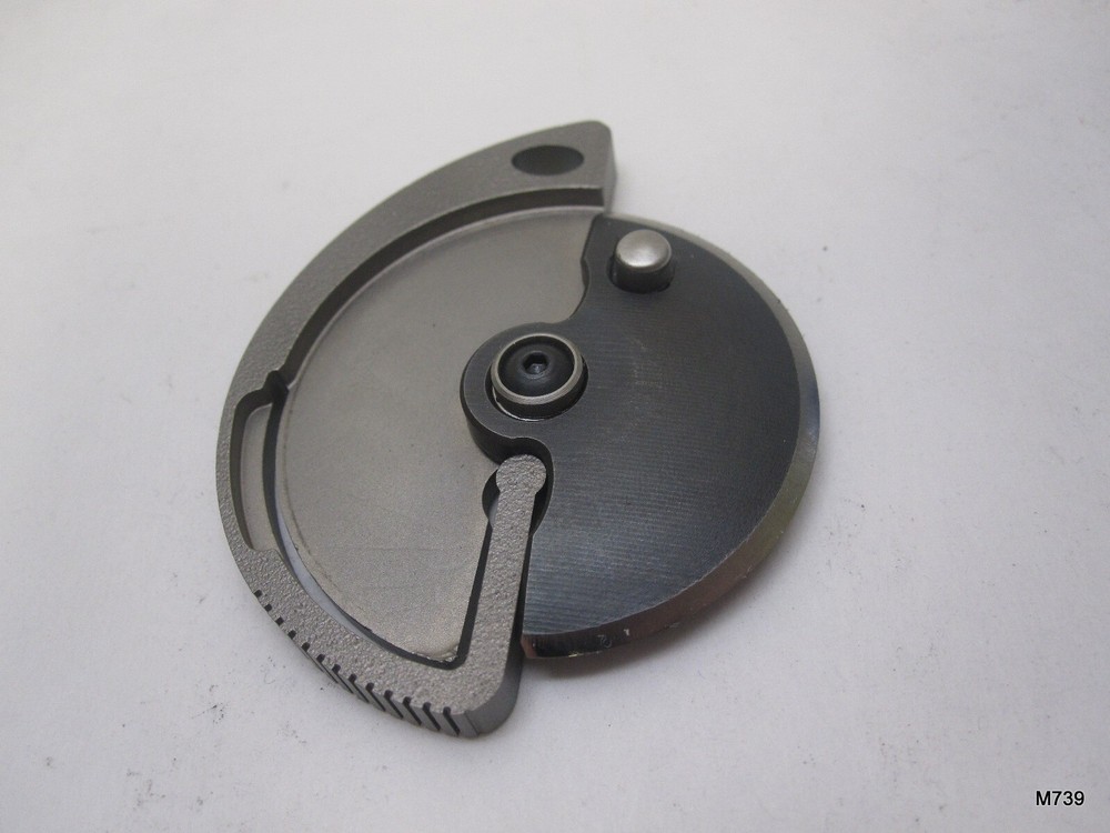 SINGLE | Titanium Circular Pocket Flip Knife "Whorl"