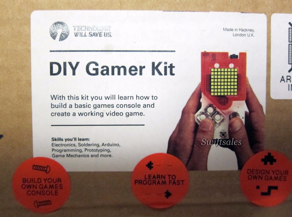 Technology Will Save Us Electronic DIY Gamer Kit - New Sealed!