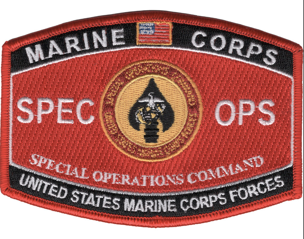 4.5" MARINE CORPS MOS SPECIAL OPERATIONS COMMAND EMBROIDERED PATCH
