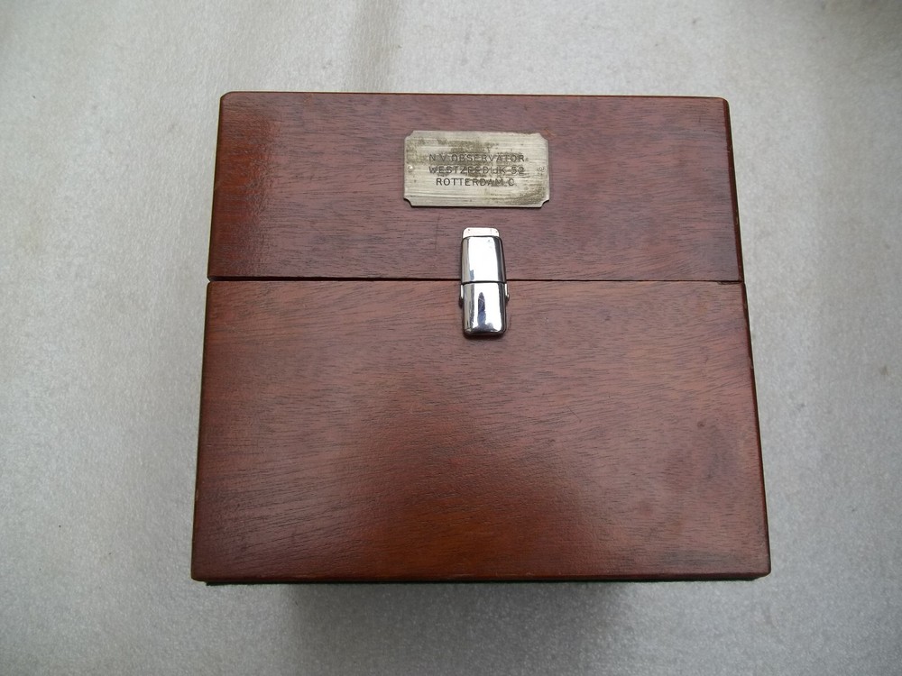 Vintage Thomas Mercer Marine Chronometer Case