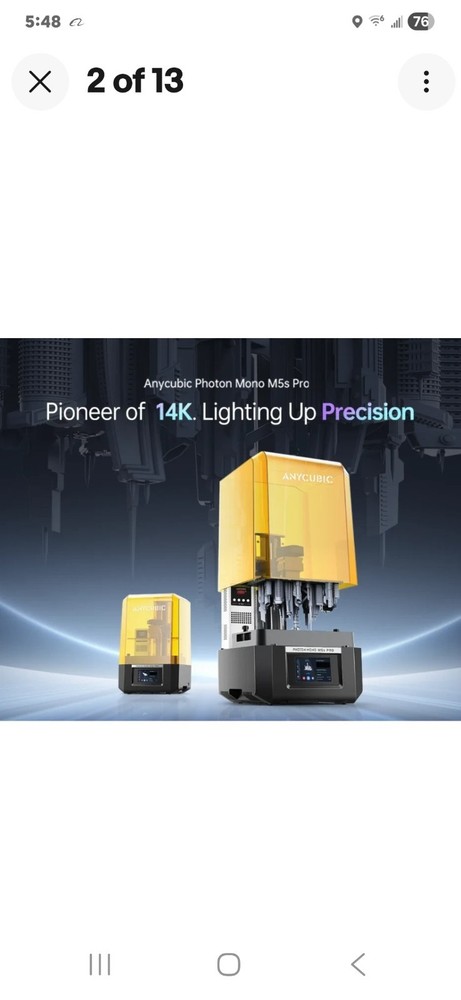 Anycubic Photon Mono M5s Resin Printer