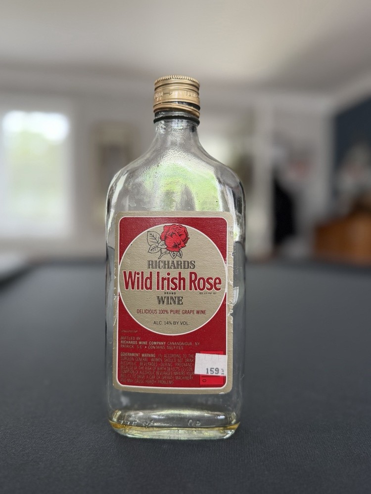 Richard’s Wild Irish Rose Wine Bottle