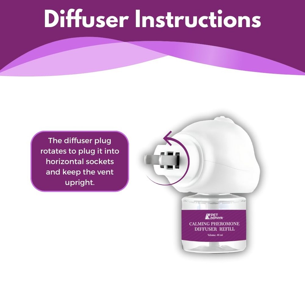 (Compatible with All Common Diffuser Heads) Cat Pheromone Diffuser Refill - 4...