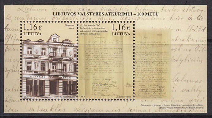 Lithuania - Yvert 58 ** MNH