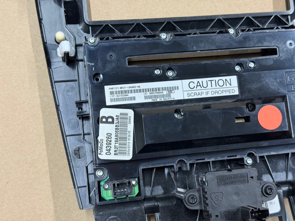 2013-2014 Ford Mustang GT500 Touch Screen Face Plate Radio Trim Piece 2011-2014