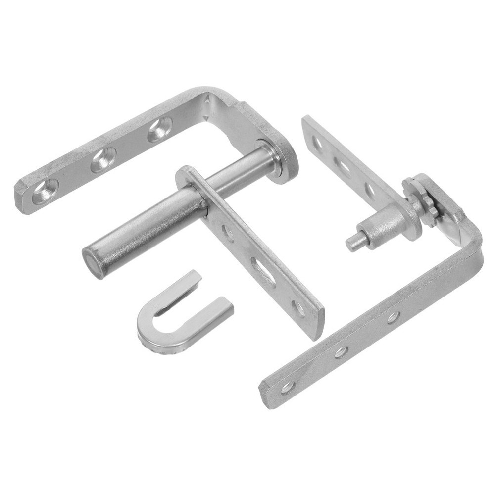 2 Pcs Stainless Steel Door Hinges Gravity Hardware Replacement Auto Close