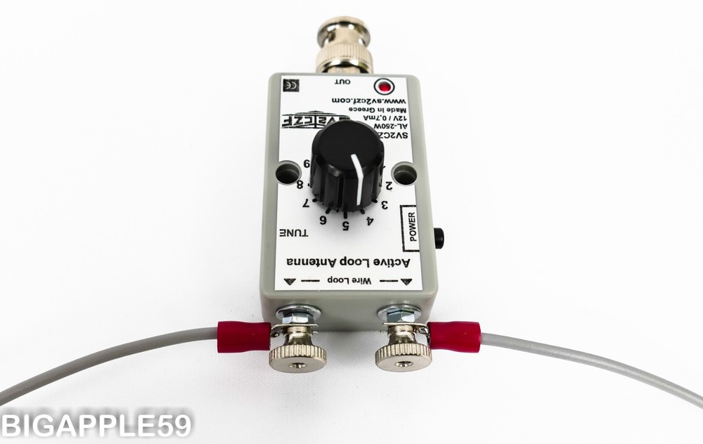 Active HF Customizable Loop Antenna for Portable Scanner Radio Receiver