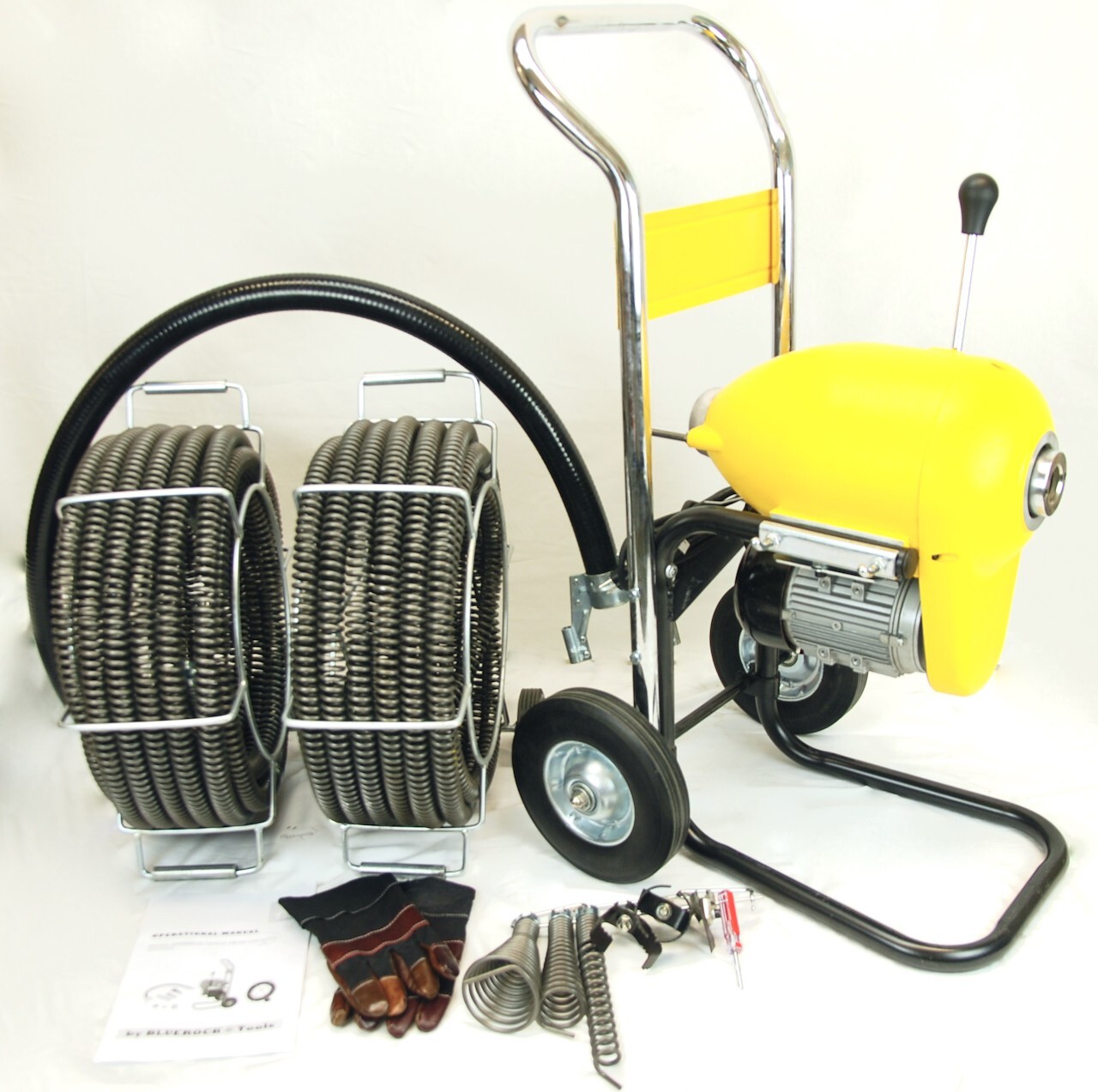 BLUEROCK ® SDS200B Sectional Sewer Drain Machine fits Ridgid® K-1500 C11 Cables