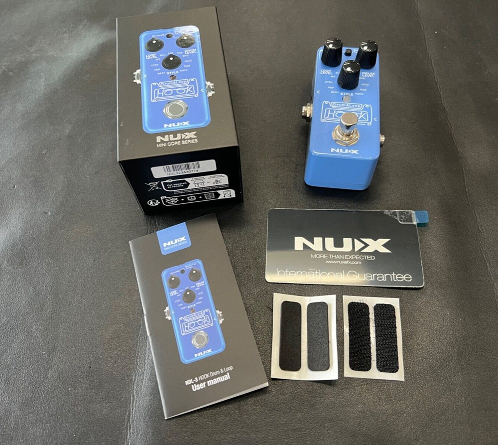 NuX NDL-3 Hook Drum & Loop Looper Pedal  New!