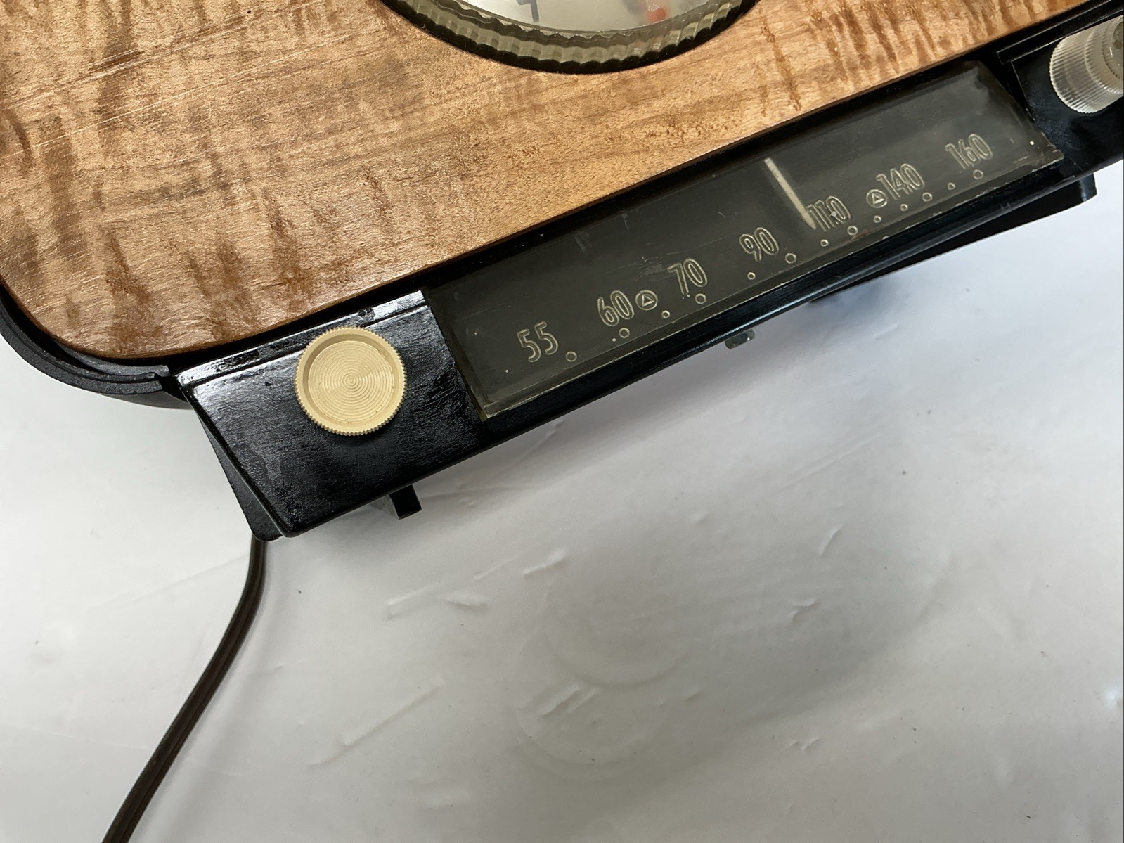 Vintage RCA Victor 5C581 "Debonair" Clock Radio (1954) Antique Works!