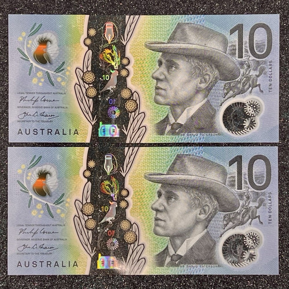 AUSTRALIAN AU10 Dollar Next Generation Polymer Note - 2017 Series - Uncirculated
