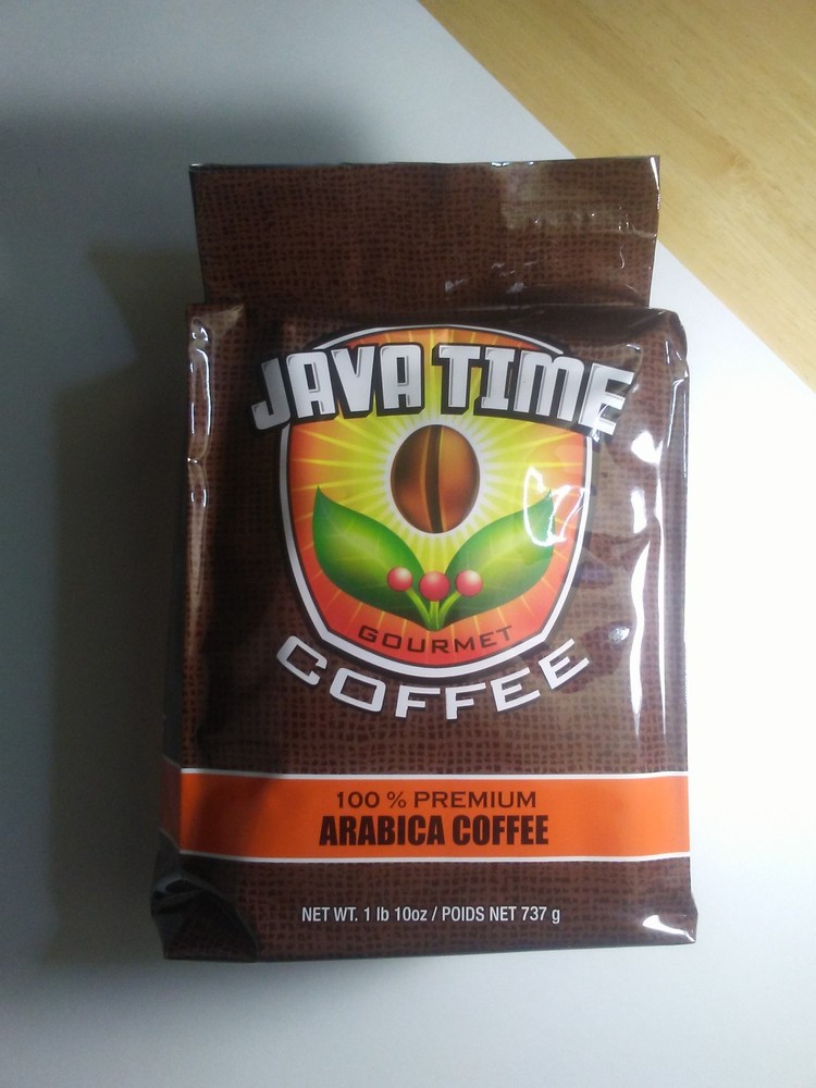 Java Time Gourmet Coffee, 26-Ounce 100% Premium  Arabica coffee