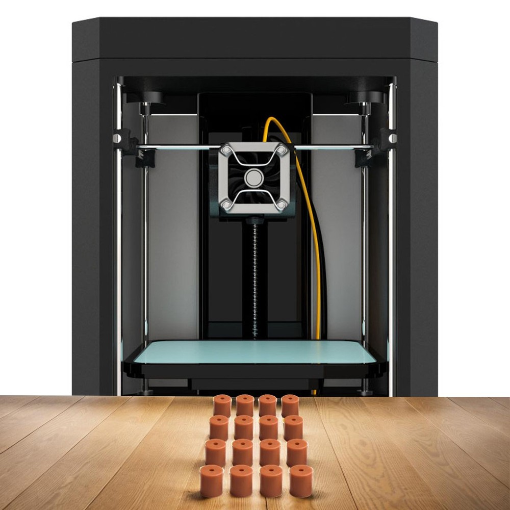 For Ender 3 Compatible Silicone Bed Mounts with Easy Installation Guide