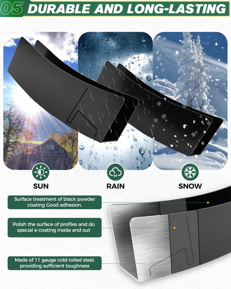 Mid-Rear Frame Rust Repair Kit For 1999-2006 Chevy Silverado /GMC 1500 Crew Cab