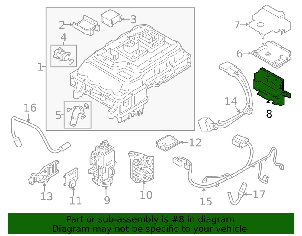 Genuine BMW Controller 12-63-7-614-585