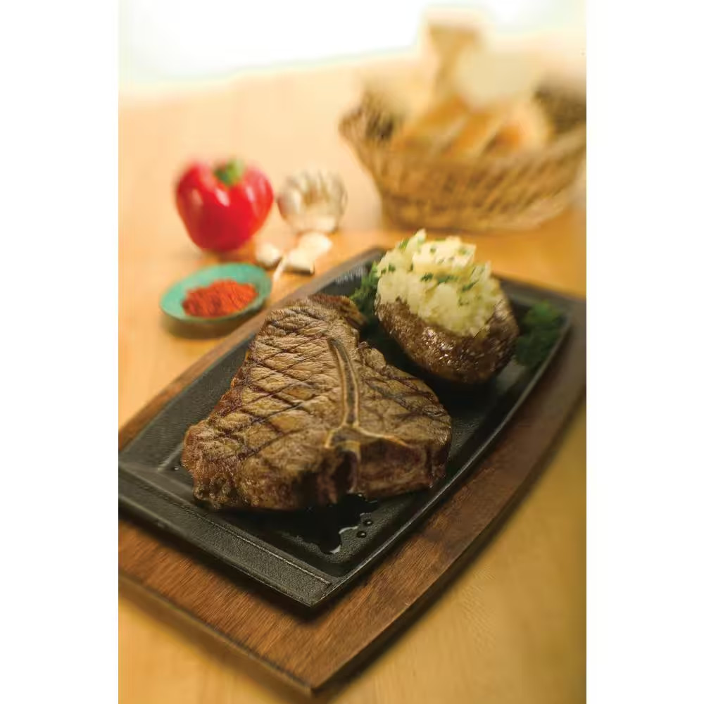 11.5 X 7.75 In. Rectangular Cast Iron Griddle