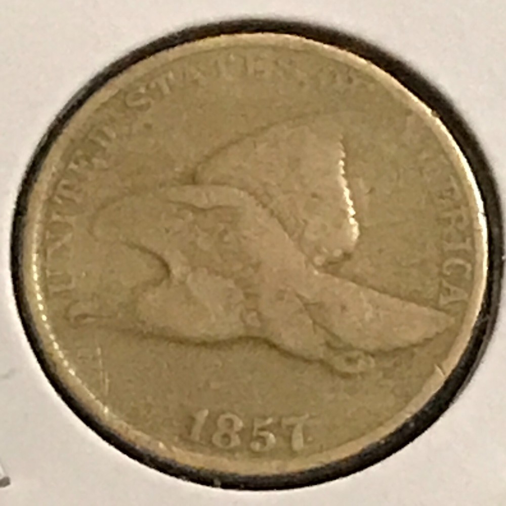 U.S. Flying Eagle Cent VG 1857
